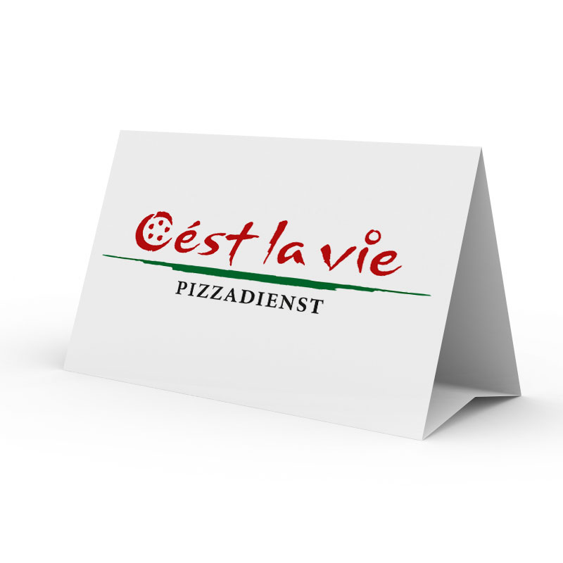 Logoentwicklung Pizzaservice Cest la vie