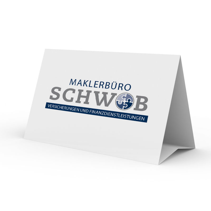 Logoentwicklung Maklerbüro Schwob (im Agenturauftrag)